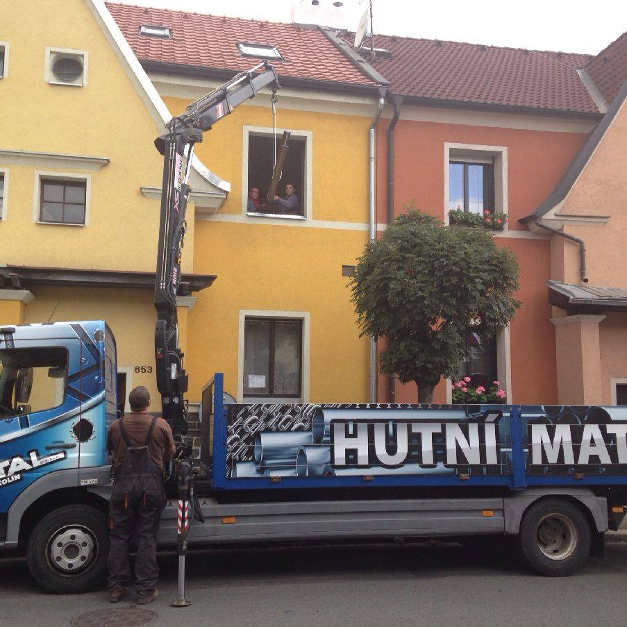 Doprava hutního materiálu Kolín
